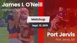 Matchup: James I. O'Neill vs. Port Jervis  2019