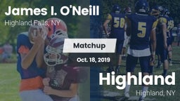 Matchup: James I. O'Neill vs. Highland  2019