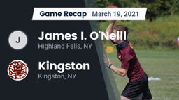 Recap: James I. O'Neill  vs. Kingston  2021