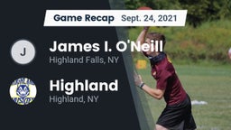 Recap: James I. O'Neill  vs. Highland  2021