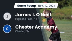 Recap: James I. O'Neill  vs. Chester Academy 2021