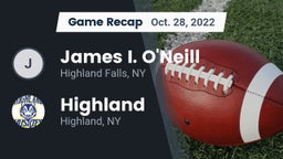 Recap: James I. O'Neill  vs. Highland  2022