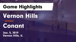 Vernon Hills  vs Conant  Game Highlights - Jan. 5, 2019