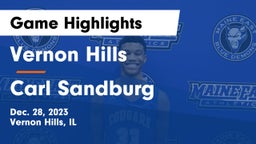Vernon Hills  vs Carl Sandburg  Game Highlights - Dec. 28, 2023