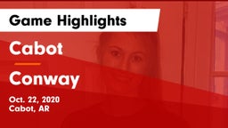 Cabot  vs Conway  Game Highlights - Oct. 22, 2020