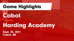 Cabot  vs Harding Academy  Game Highlights - Sept. 25, 2021