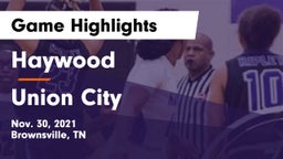 Haywood  vs Union City  Game Highlights - Nov. 30, 2021