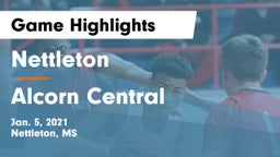 Nettleton  vs Alcorn Central  Game Highlights - Jan. 5, 2021