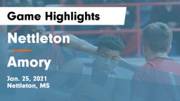 Nettleton  vs Amory  Game Highlights - Jan. 25, 2021