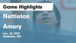 Nettleton  vs Amory  Game Highlights - Jan. 18, 2022