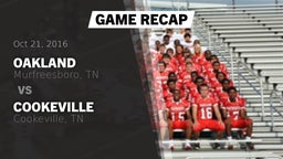 Recap: Oakland  vs. Cookeville  2016