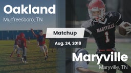 Matchup: Oakland  vs. Maryville  2018