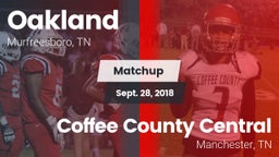 Matchup: Oakland  vs. Coffee County Central  2018