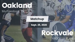 Matchup: Oakland  vs. Rockvale  2020