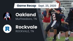 Recap: Oakland  vs. Rockvale  2020