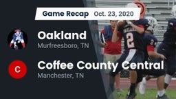 Recap: Oakland  vs. Coffee County Central  2020