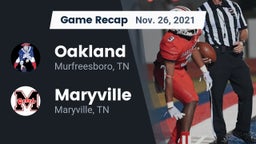 Recap: Oakland  vs. Maryville  2021