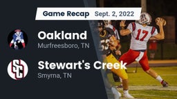 Recap: Oakland  vs. Stewart's Creek  2022