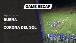 Recap: Buena  vs. Corona del Sol  2015