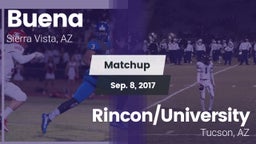 Matchup: Buena  vs. Rincon/University  2017