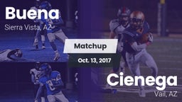 Matchup: Buena  vs. Cienega  2017