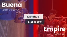 Matchup: Buena  vs. Empire  2019