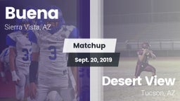 Matchup: Buena  vs. Desert View  2019