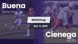 Matchup: Buena  vs. Cienega  2019