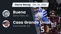 Recap: Buena  vs. Casa Grande Union  2020