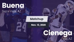 Matchup: Buena  vs. Cienega  2020