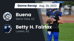 Recap: Buena  vs. Betty H. Fairfax 2023