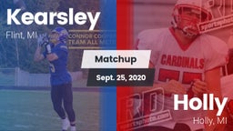 Matchup: Kearsley  vs. Holly  2020