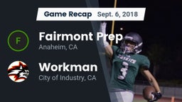 Recap: Fairmont Prep  vs. Workman  2018