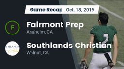 Recap: Fairmont Prep  vs. Southlands Christian  2019