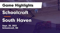 Schoolcraft  vs South Haven  Game Highlights - Sept. 28, 2022