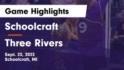Schoolcraft  vs Three Rivers  Game Highlights - Sept. 23, 2023