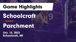 Schoolcraft  vs Parchment  Game Highlights - Oct. 12, 2023