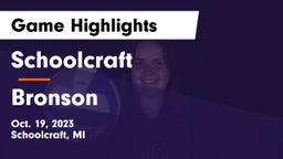 Schoolcraft  vs Bronson  Game Highlights - Oct. 19, 2023