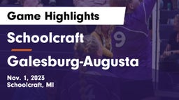 Schoolcraft  vs Galesburg-Augusta  Game Highlights - Nov. 1, 2023