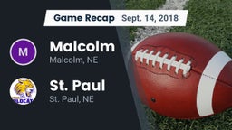 Recap: Malcolm  vs. St. Paul  2018