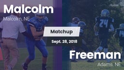 Matchup: Malcolm vs. Freeman  2018