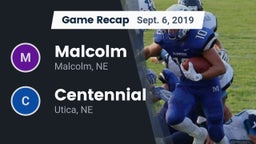 Recap: Malcolm  vs. Centennial  2019