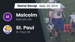 Recap: Malcolm  vs. St. Paul  2019