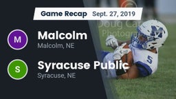 Recap: Malcolm  vs. Syracuse Public  2019