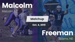 Matchup: Malcolm vs. Freeman  2019