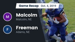 Recap: Malcolm  vs. Freeman  2019