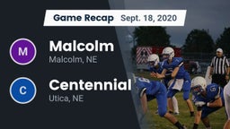 Recap: Malcolm  vs. Centennial  2020