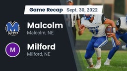 Recap: Malcolm  vs. Milford  2022