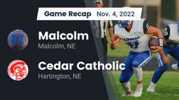 Recap: Malcolm  vs. Cedar Catholic  2022