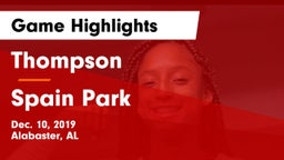 Thompson  vs Spain Park  Game Highlights - Dec. 10, 2019